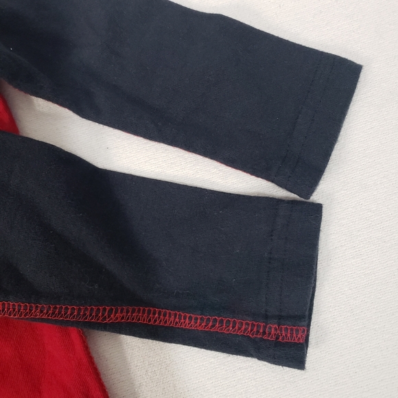 TEA COLLECTION Baby Infant Long Romper One Piece Red Blue Samurai Sz 6-12 Months - Picture 6 of 12